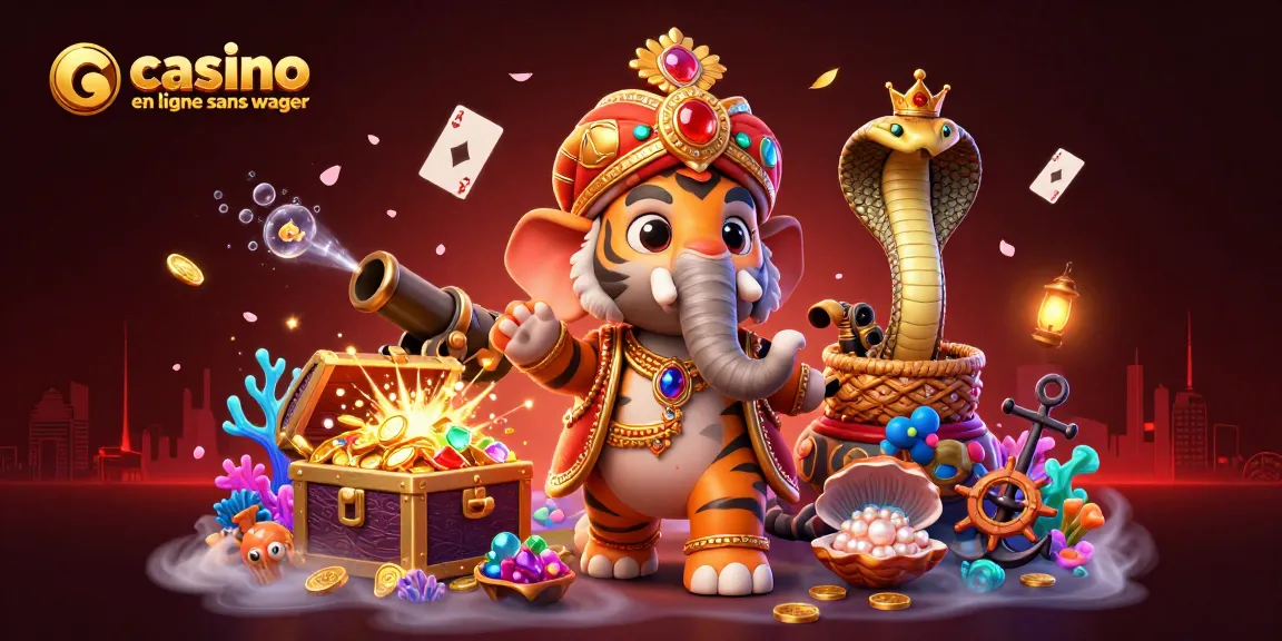 Jouez au casino en ligne sans wager avec un tigre maharaja dans un monde riche en trésors.