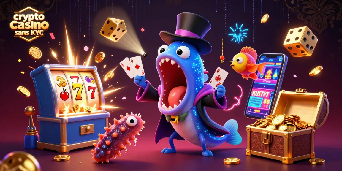 Profitez d'une expérience de jeu immersive avec un crypto casino sans KYC, mettant en scène des personnages spectaculaires.