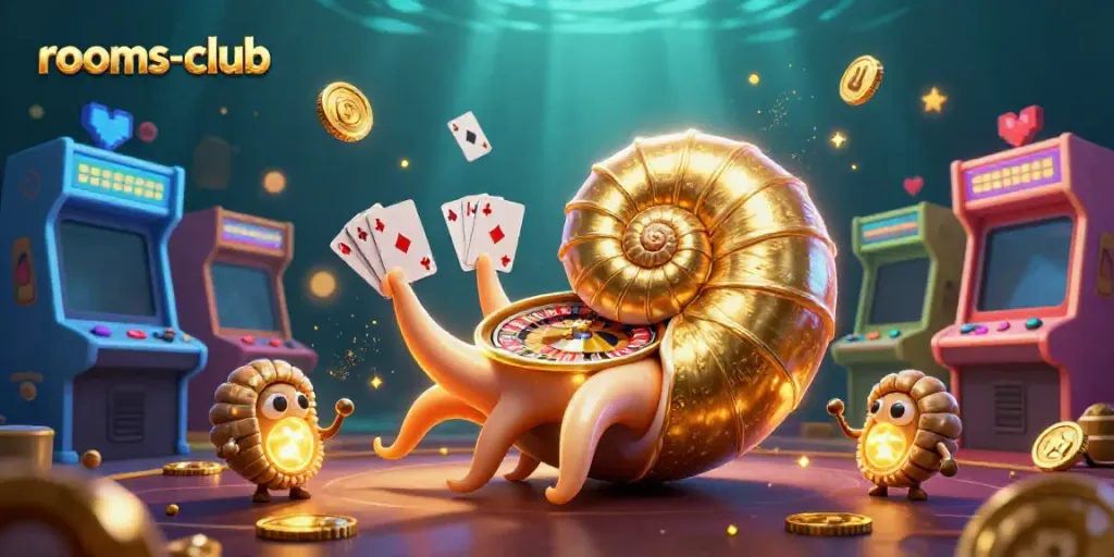 Menangkan jackpot di rooms-club dengan ilustrasi 3D yang menarik dan penuh warna di dunia kasino.