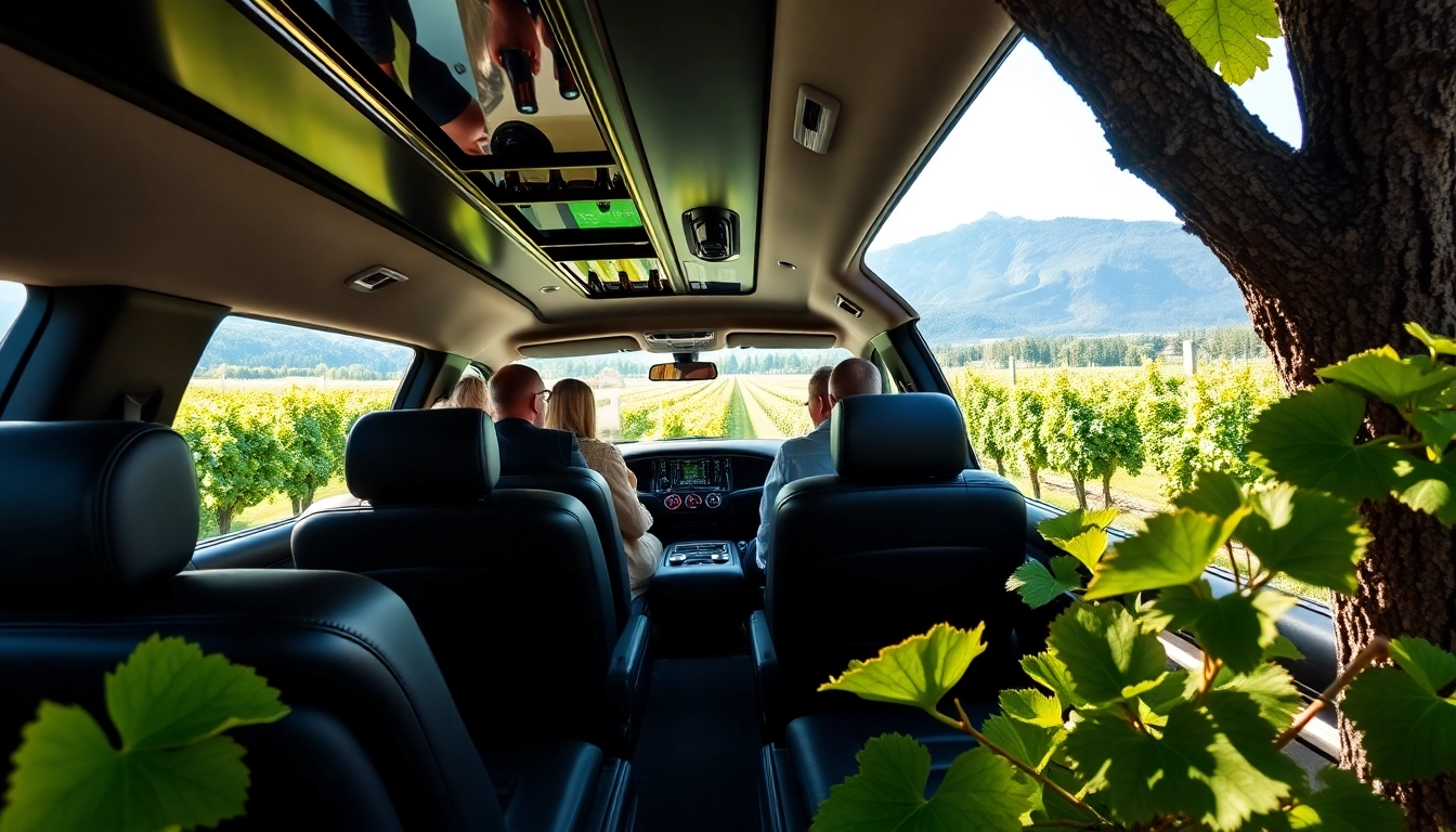 Experience memorable Langley wine tours with a luxurious limo surrounded by scenic vineyards.
