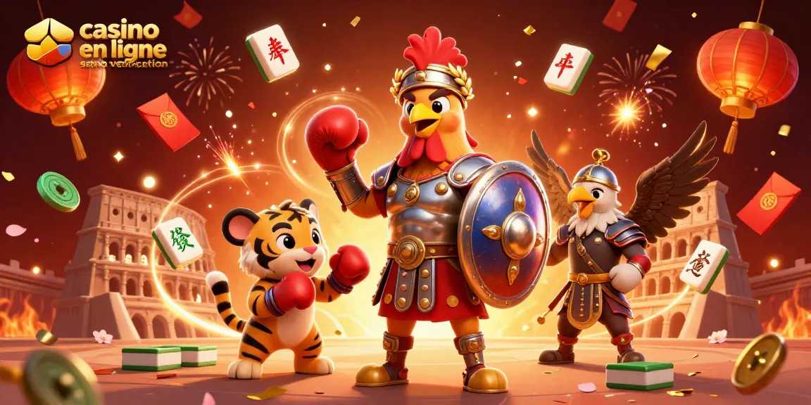 Jouez au casino en ligne sans vérification avec des personnages animés dans un environnement festif.
