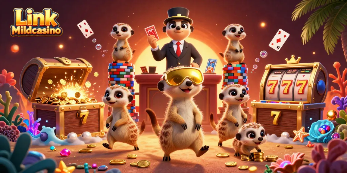 Play exciting casino games with Link Mildcasino's dynamic meerkat operation.