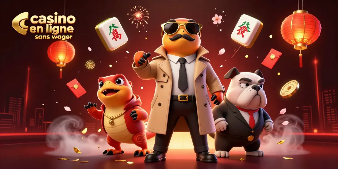 Profitez d'une expérience immersive au casino en ligne sans wager avec des personnages amusants et des éléments de jeu riches.
