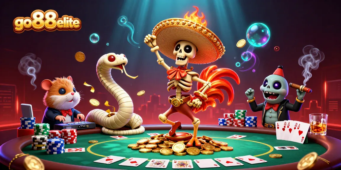 Experience thrilling gameplay with go88elite through dynamic poker action and vibrant characters.